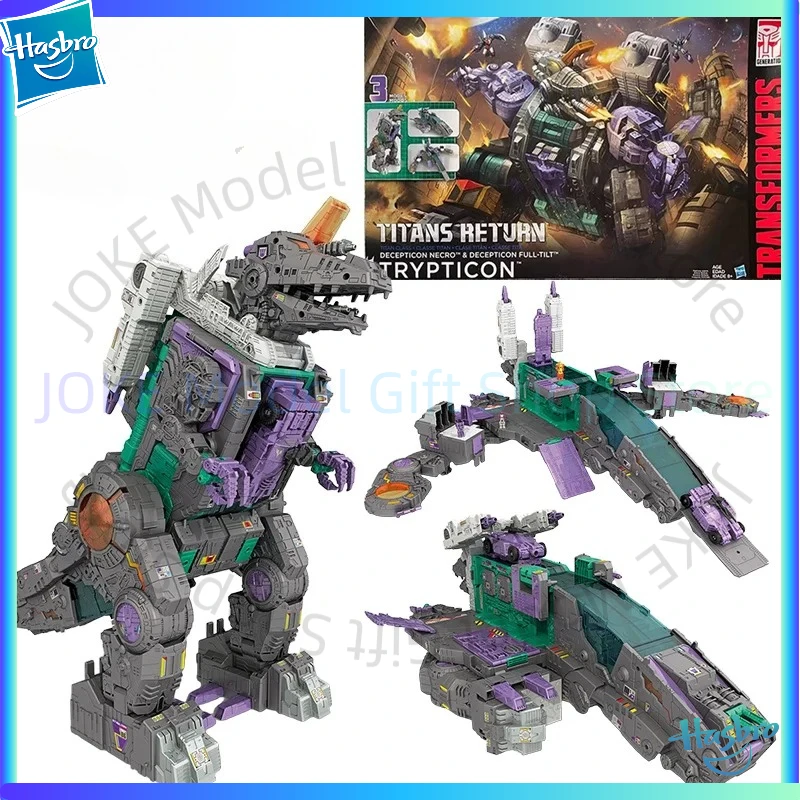 

Hasbro Transformed Toys Titans Return Trypticon 40cm Titian Class Original Action Figure Model Kit Birthday Gift Collection