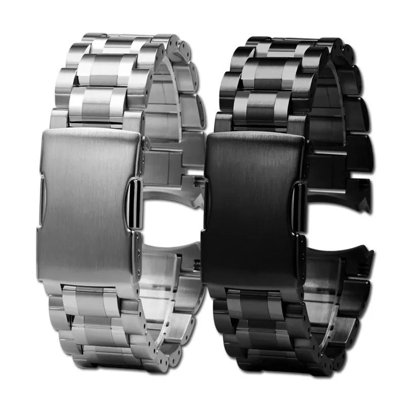 الصلبة الفولاذ المقاوم للصدأ الساعات ل المواطن الأزرق الملاك الرجال راديو موجة ساعة JY8074 JY8085 سلسلة 22 مللي متر سوار معدني الإكسسوار