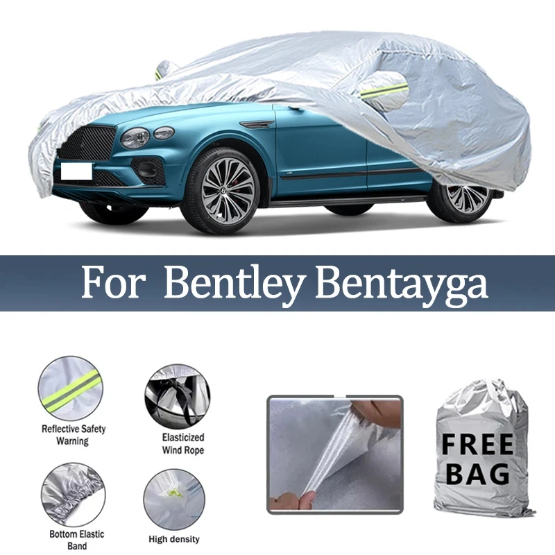 

For Bentley Bentayga Car Cover Outdoor Protection Covers Snow Sunshade Waterproof Dustproof Exterior UV Car Accessories