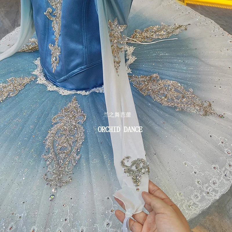 BT2507054 taille personnalisée professionnelle couleur personnalisée enfants filles femmes adultes bleu Ballet Tutu Costumes