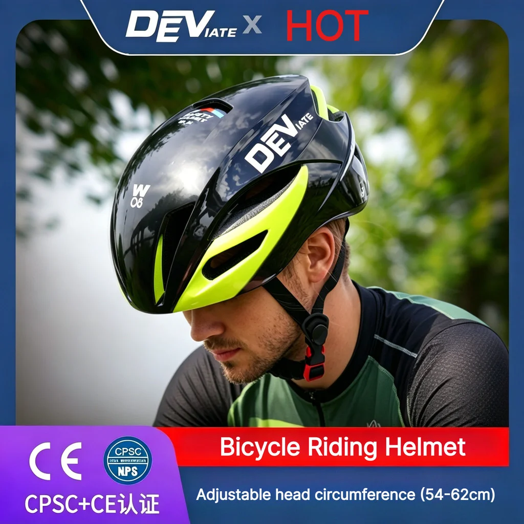 DEVIATE Cycling helmet Ultralight Road bike MTB Bicycle helmet Men and Women Mountain bike helmet