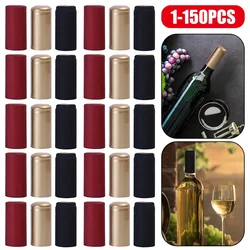 50-150Pcs PVC Sealing Heat Shrink Capsules Cap Small Wine Bottle Shrinkable Cover for Household Kitchen Convenient Part Covers