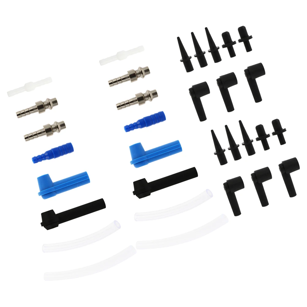 

2 set Brake Fluid Connector Kit Efficient Oil Bleeder Compatible Vehicles Accessories Truck Brake Exchange Adapters