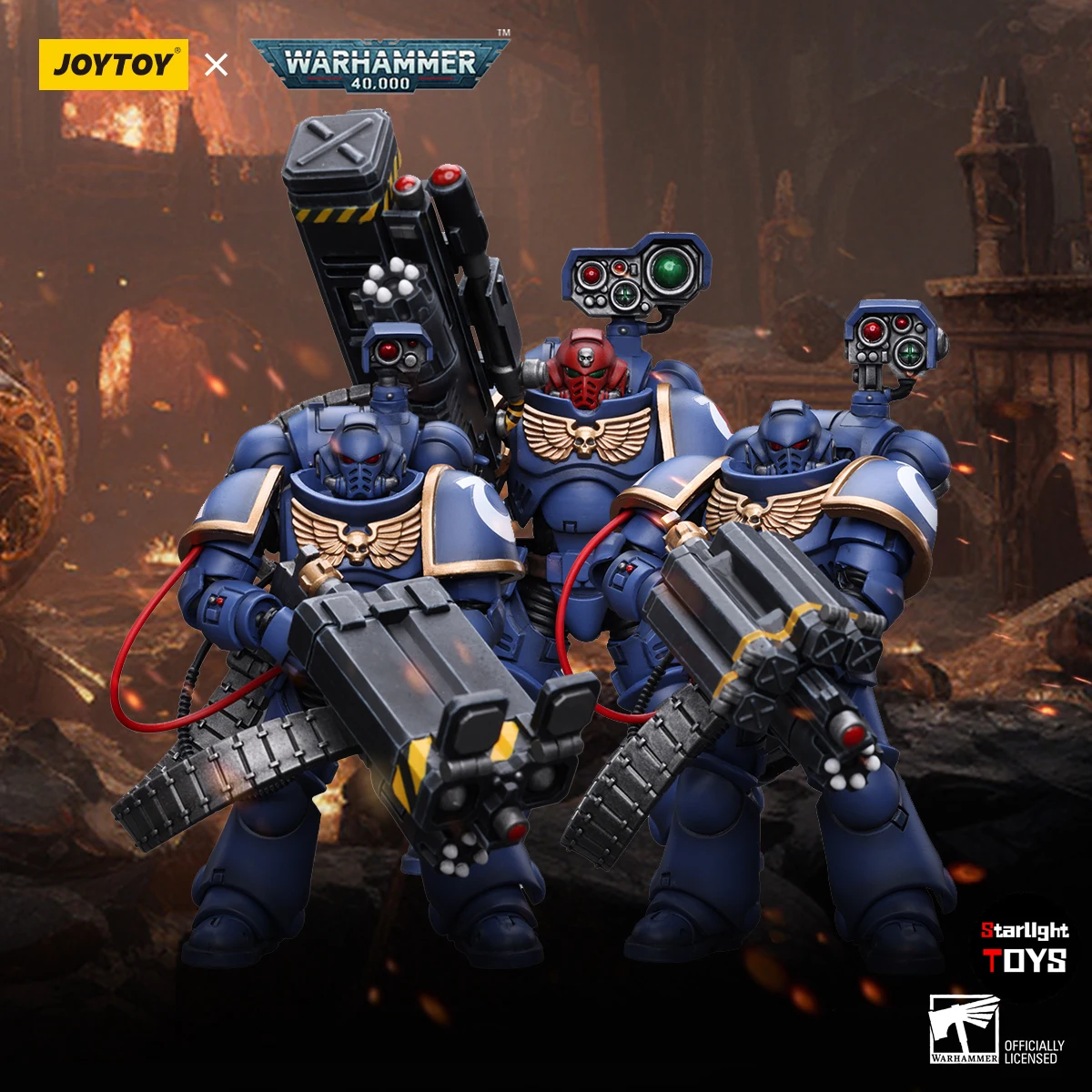 

JOYTOY 1/18 экшн-фигурка Warhammer 40K Ultramarines отпущения модель игрушки подарки