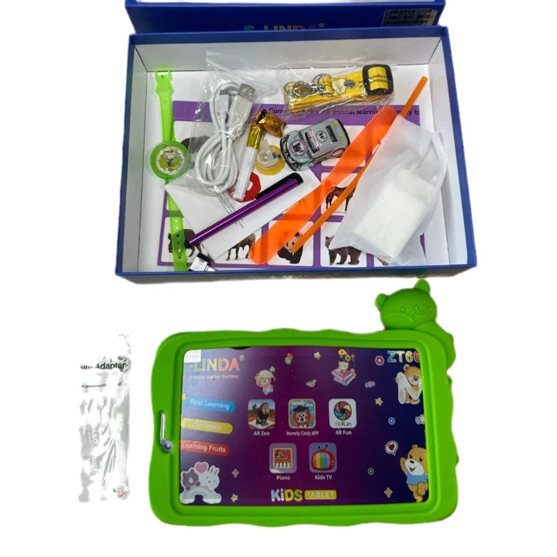 

S-LINDS/ZT66/7-inch SIM call Children's tablet Wifi Play games Learn