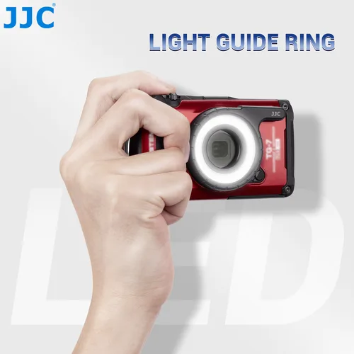 Imagen 2 del producto Difusor de Flash JJC, guía de luz LED, anillo Macro para Olympus Tough TG1TG2 TG3 TG4 TG5 TG6 TG7, reemplazo de cámara para Olympus LG1