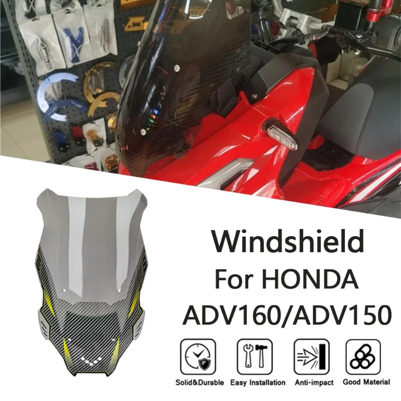

DONGTING windshield For HONDA ADV150 2019-2021 ADV160 2022-2024 Front Windscreen Wind shield Deflector adv150 160