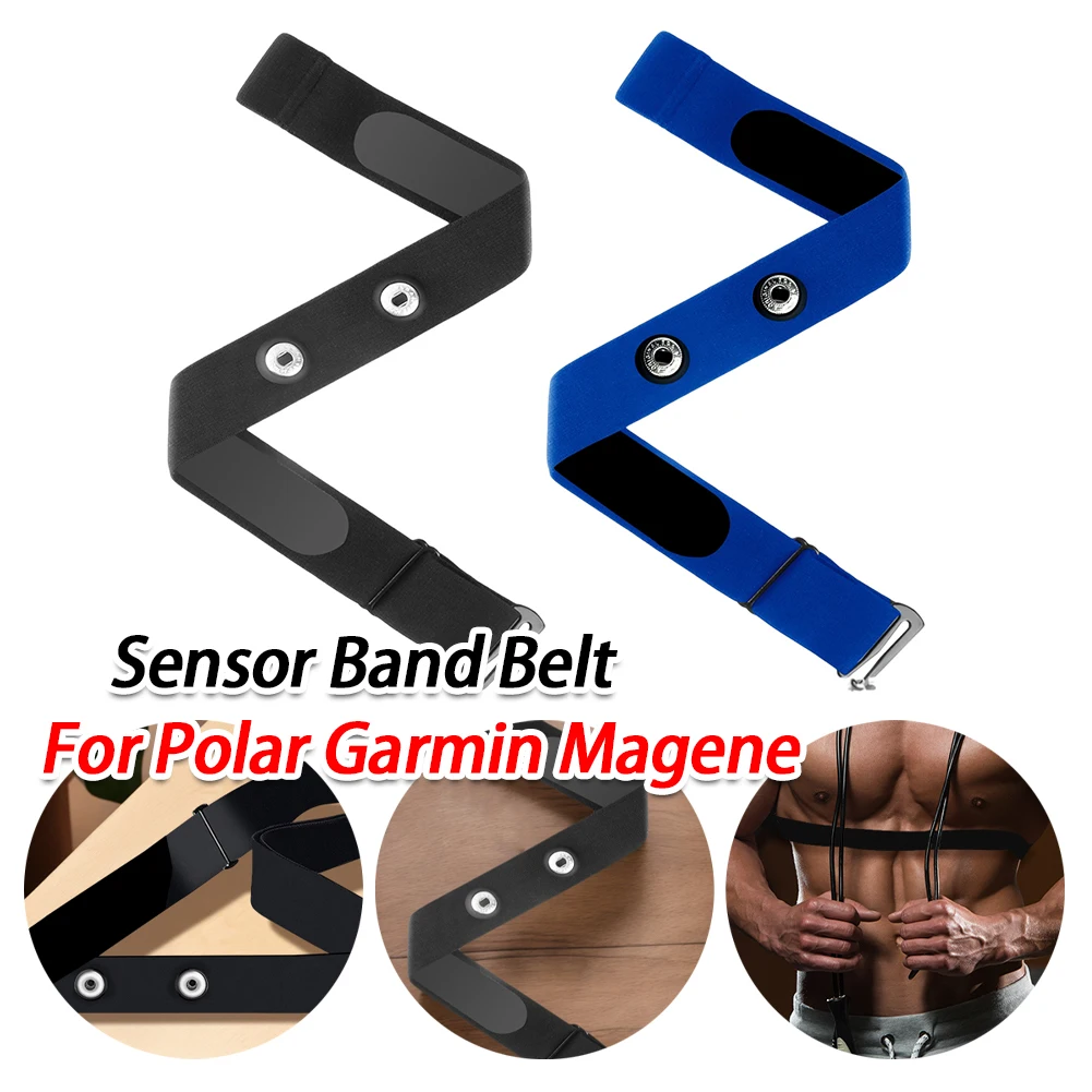 Heart Rate Monitor Replacement Sensor Band Belt Soft Fitnesss Chest Band Chest Belt Compatible with Polar Garmin Magene