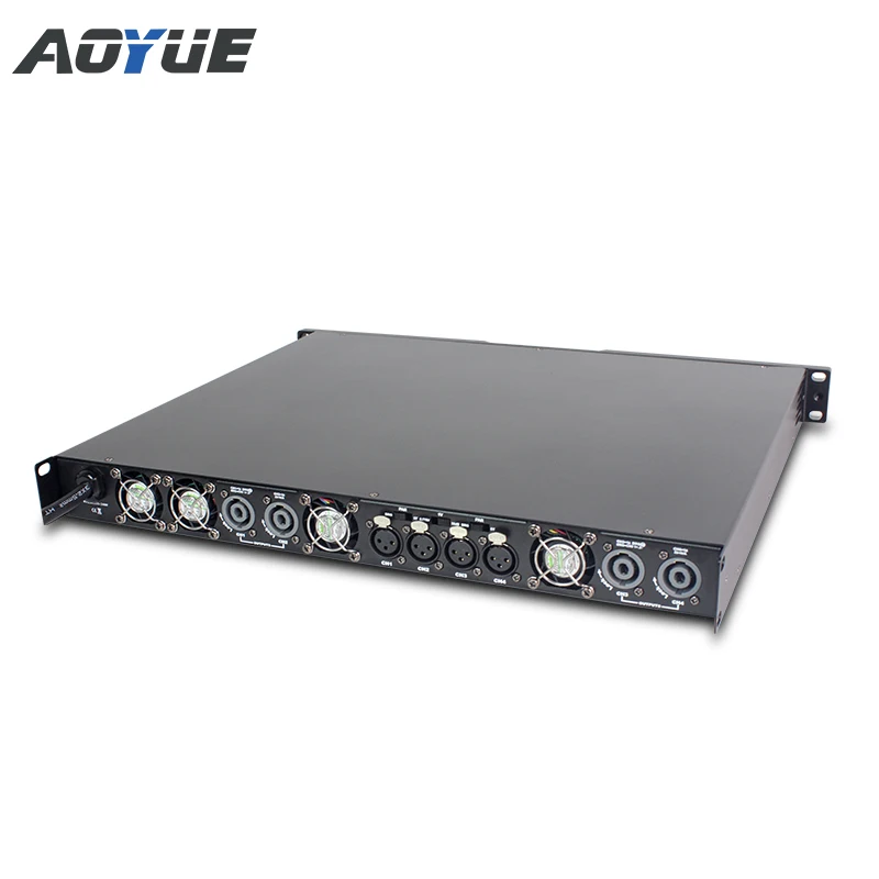 K4-600 Amplificatore Professionale 4 Canali Classe D 600 Watt Amplificatore di Potenza Audio