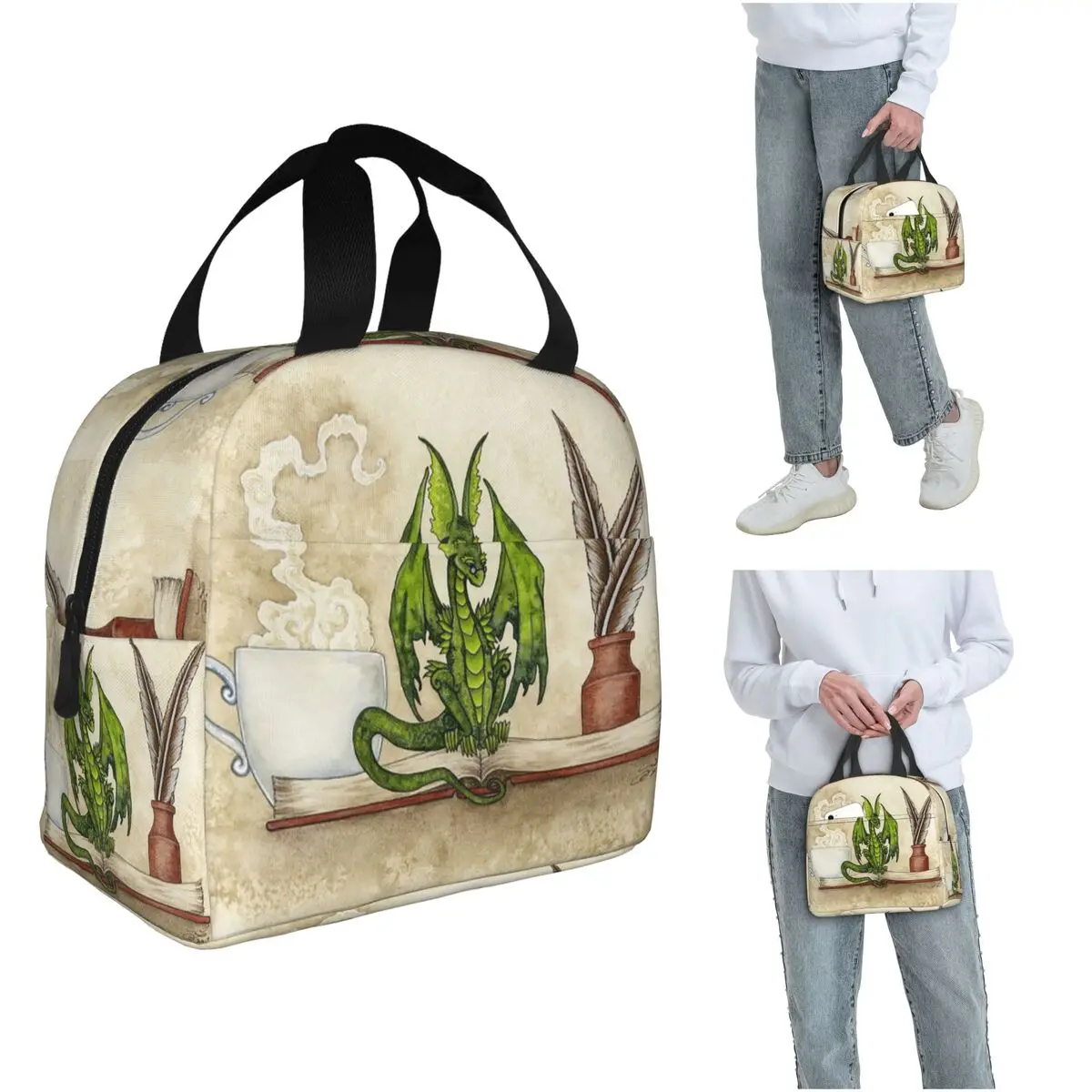

The Scholar Insulated Lunch Bag for Women Children Leakproof Food Boxes Thermal Lunch Box Tote