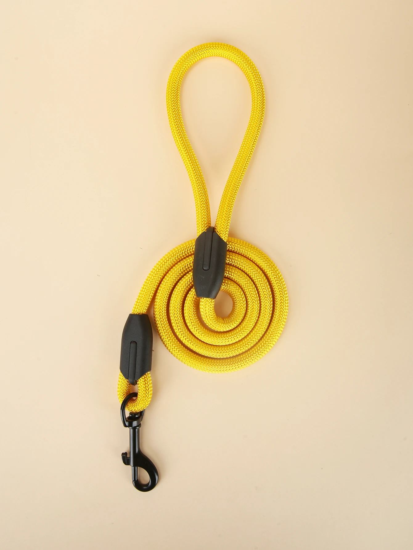 1CP Yellow Round Rope Pet Dog Leash Harness, High Quality, Strong and Durable