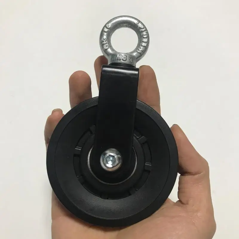 88mm Nylon Pulley Wheel with Sealed Bearings Heavy Duty Silent Operation for Gym Home Fitness Workout Machine
