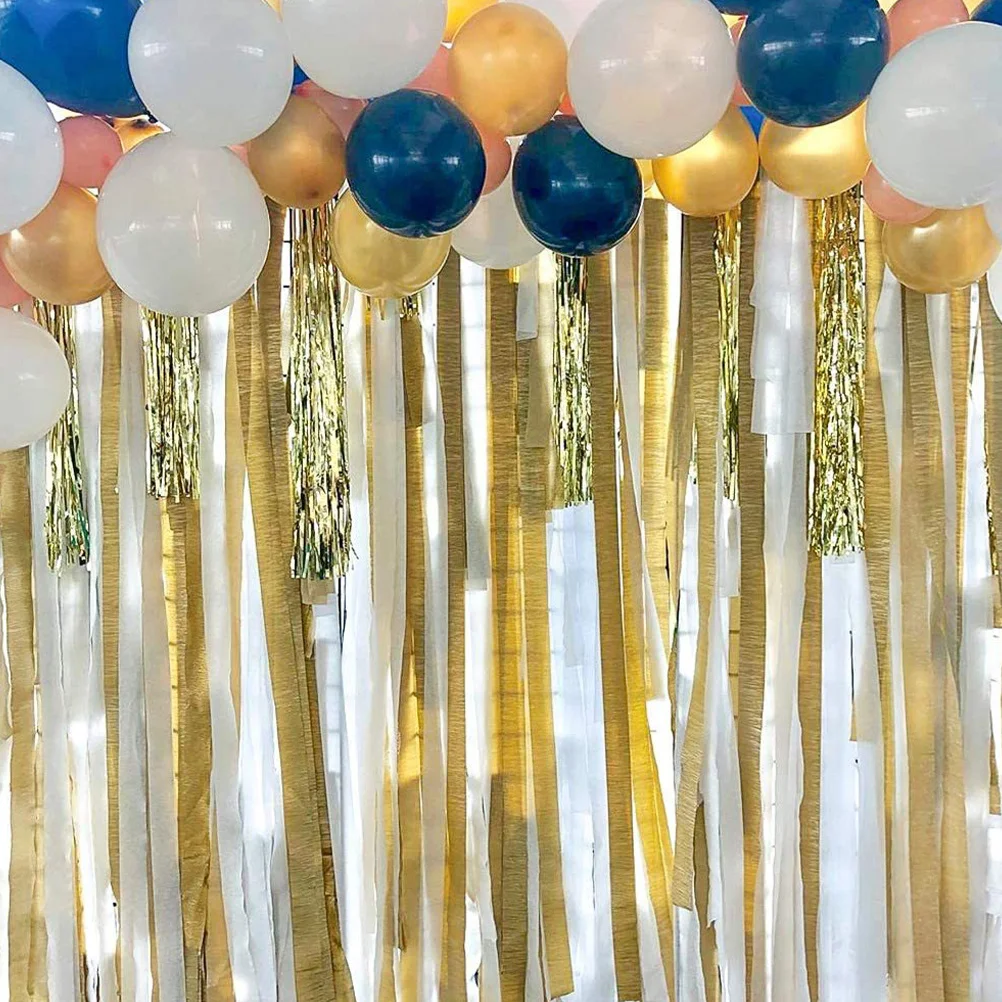 

12Pcs Birthday Streamers Party Decorations Crepe Paper Colorful Lightweight Rolls for Wedding Baby Shower Event