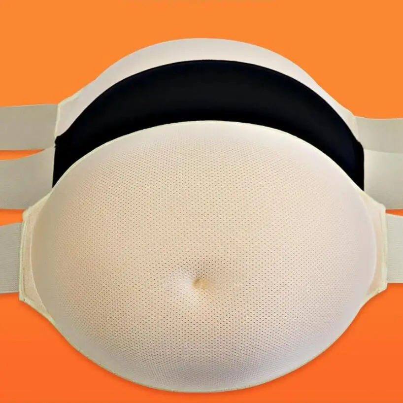 Künstliche gefälschte Bauch prothese Schwamm Schwangerschaft Licht atmungsaktiv gefälschte Bauch schwangere Leih mutterschaft für männliche und