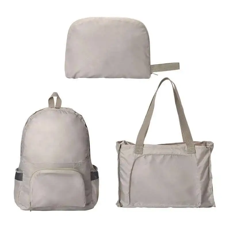 

School Bag 2025 Newest Design Light Weight Foldable Dual Multi Functional Travel Backpack With Waterproof Outdoor