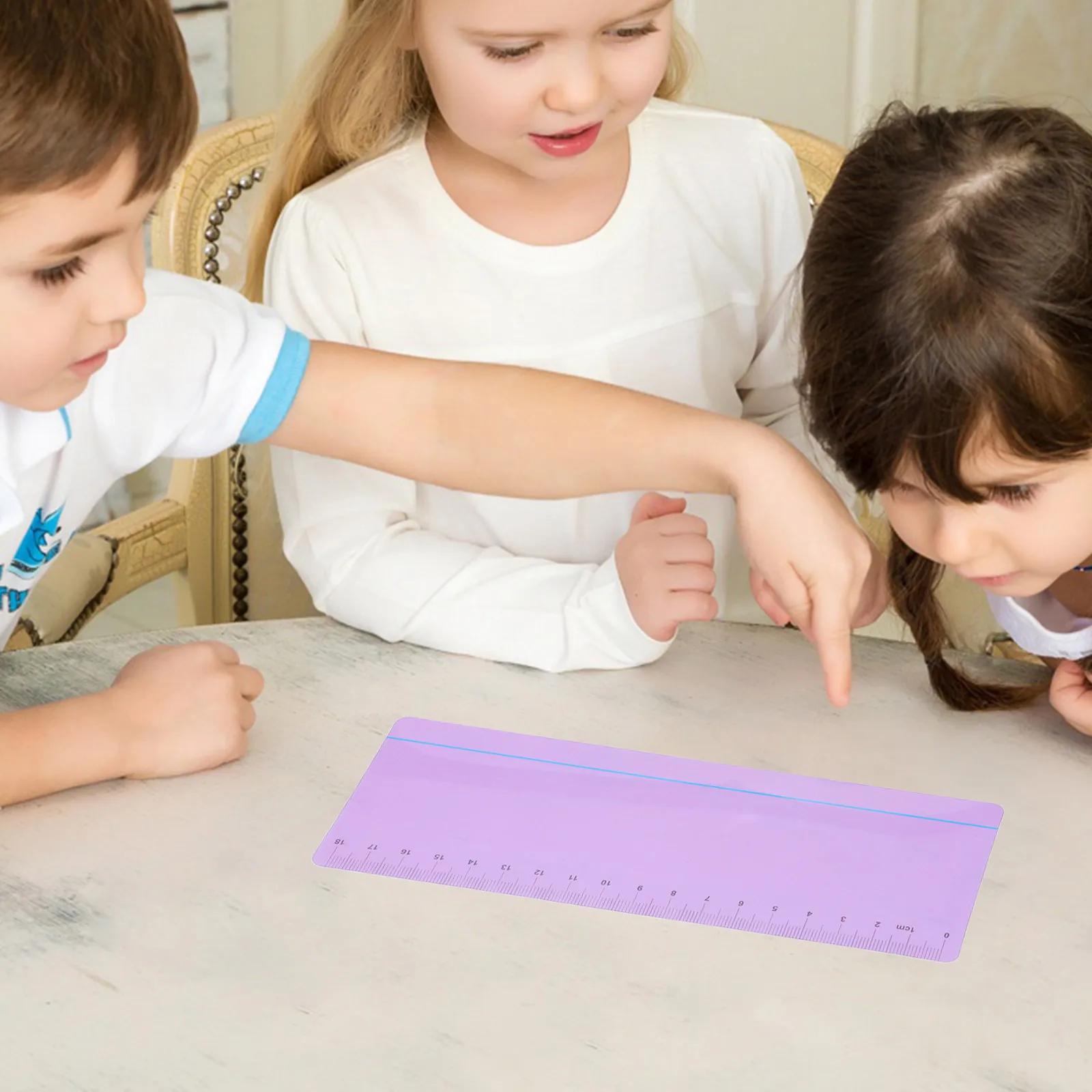 

10pcs Reading Bookmarks Dyslexia Support Tools Dyslexia-Friendly Colored Strips Line Guide Scale Kids Pet Highlight