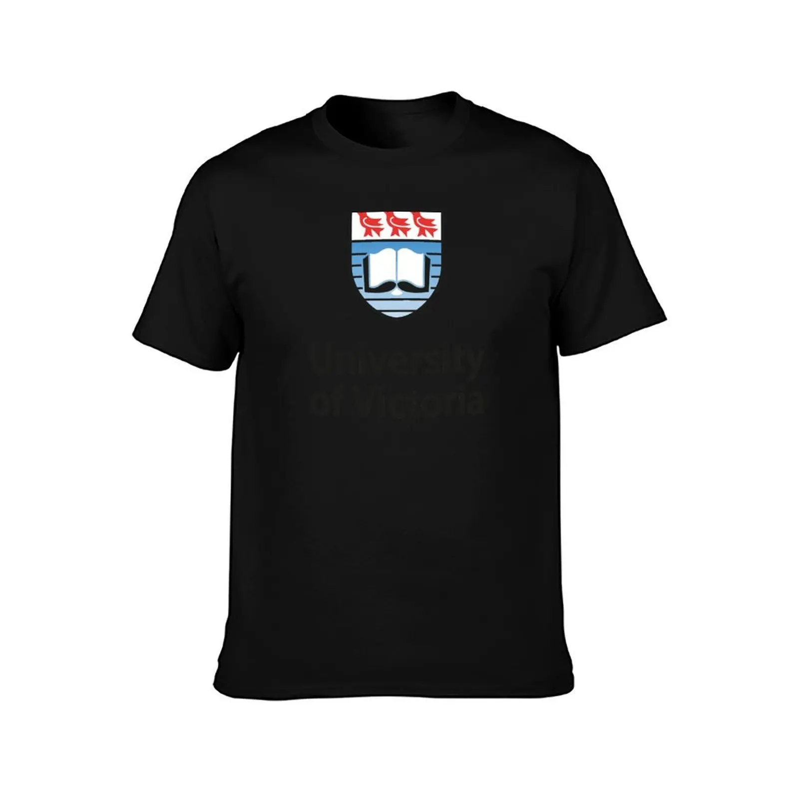 College of Victoria Logo Design1 T-Shirt, Summer Casual Cotton Tee, Oversized Streetwear Tops, Vintage Graphic Print