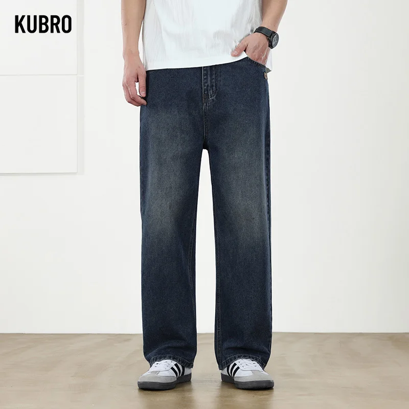 

Spring Summer Men's Casual Fashion Jeans Y2K American Versatile Loose Jeans Suitable for Daily Wear Youth Ular High Quality Jean