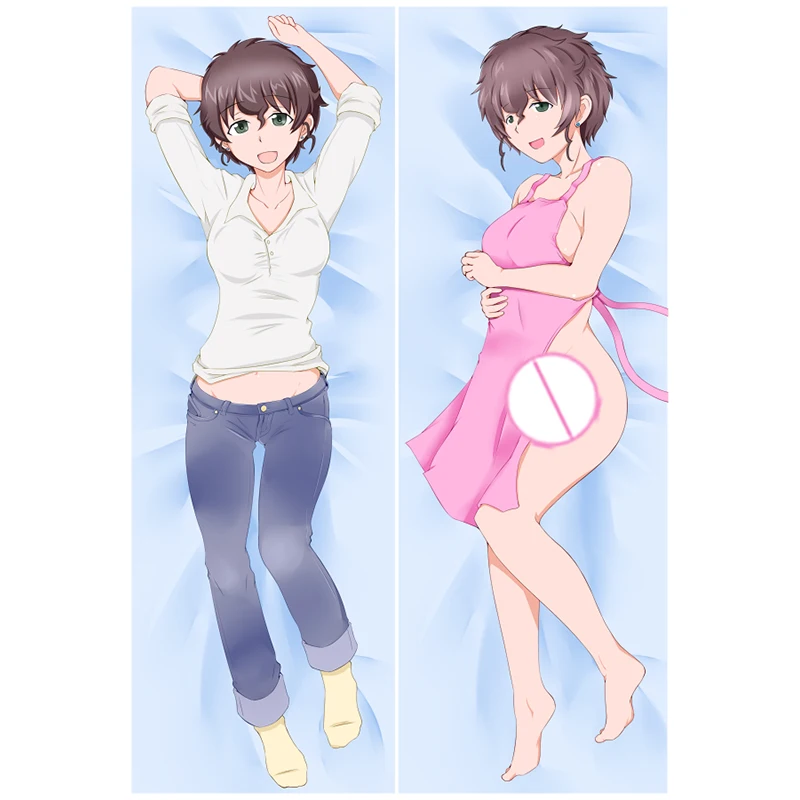 

Dakimakura Anime Yoshiko Akiyama Double-sided Pillow Cover Print Life-size body pillows cover Adult pillowcase