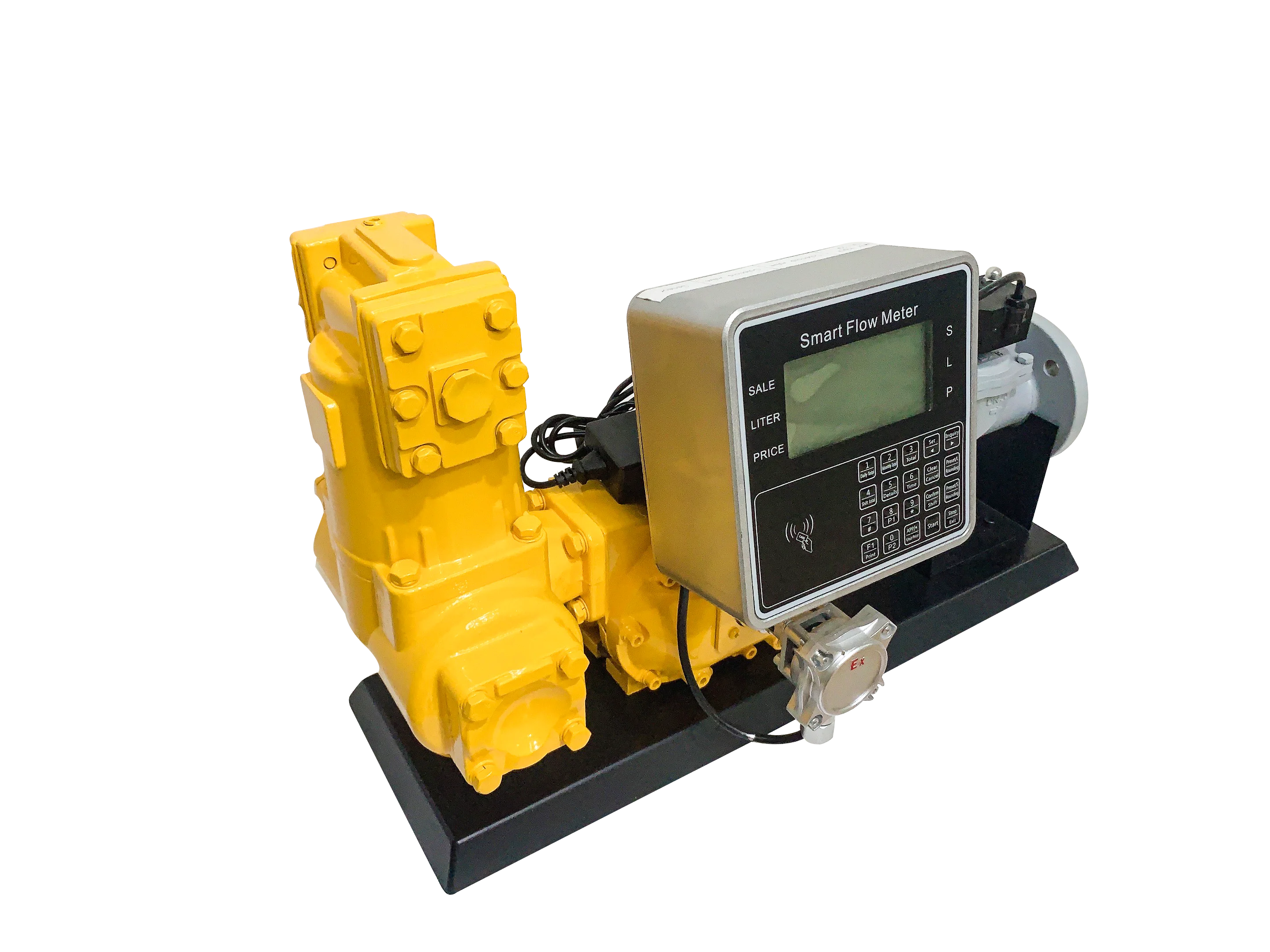 Hot Sale M50C 2'' 50mm   Fuel LC Flow Meter  with Smart Counter Can Mobile Phone Monitoring