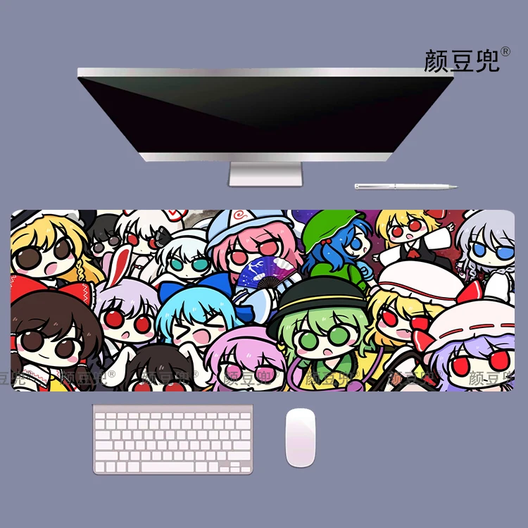 

Hakurei Reimu Anime Touhou Project For Large Size Gaming Mouse pad Gamer Company Keyboard Mouse Mats Carpet Computer Desk Mat