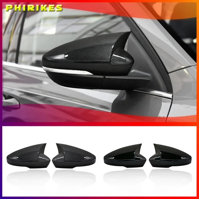 Capas de Espelho Lateral para Skoda Octavia Mk3 A7 5E 2014 2015 2016 2017 2018 2019, Capa de Retrovisor, Peças Automotivas