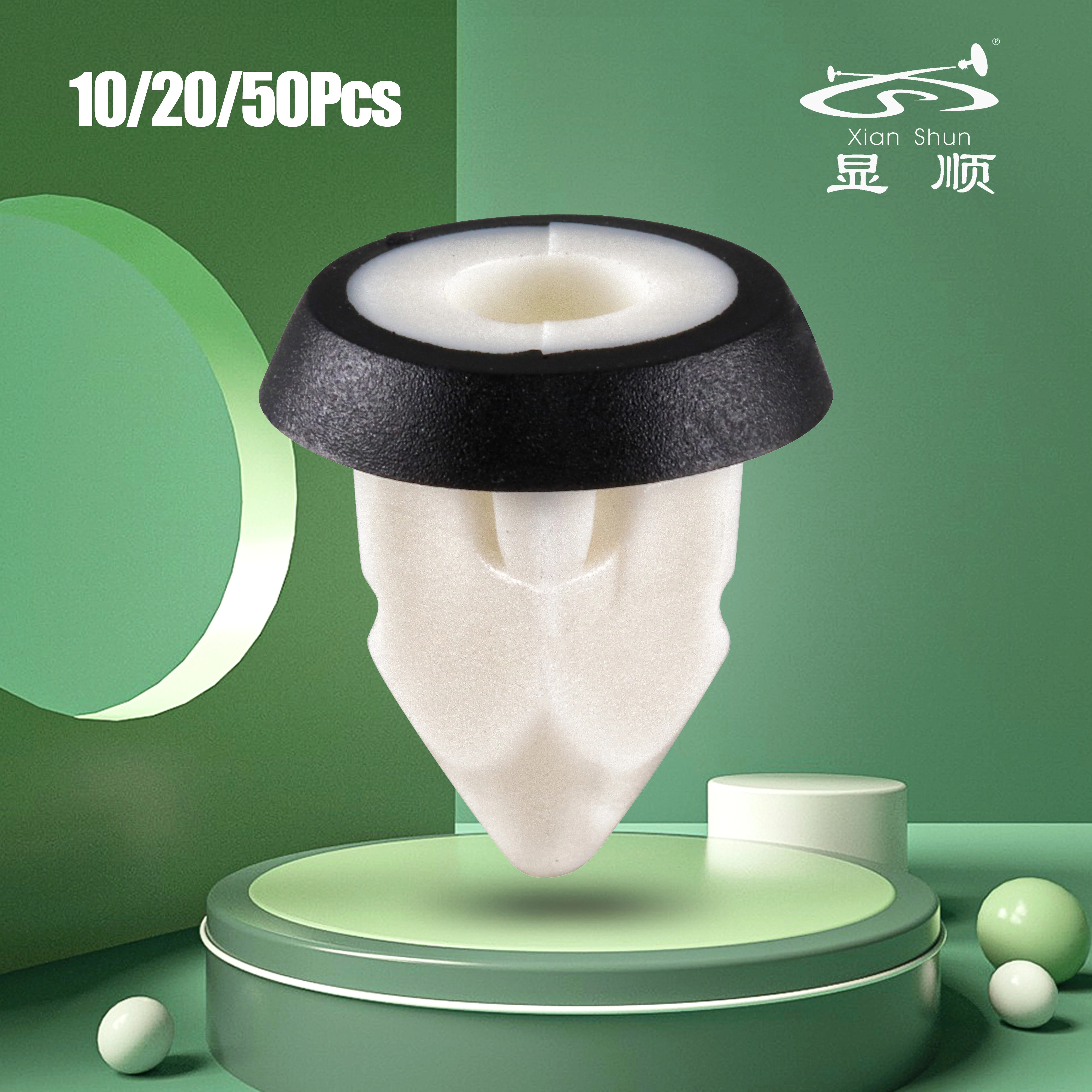 

10/20/50Pcs White PA Rear Panel Interior Replacement Parts Car Fastening Clips 51127020321 N10516801 N10541201 1713475