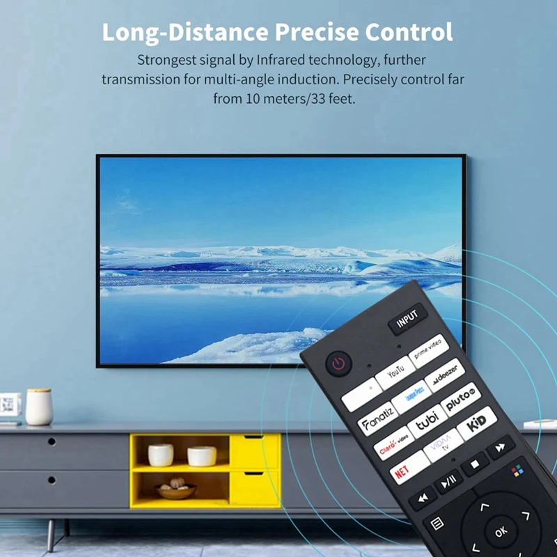 استبدل جهاز التحكم عن بعد CT-95052 لجهاز التحكم عن بعد للتلفزيون توشيبا 4K الذكي الذي يعمل بنظام Android LED