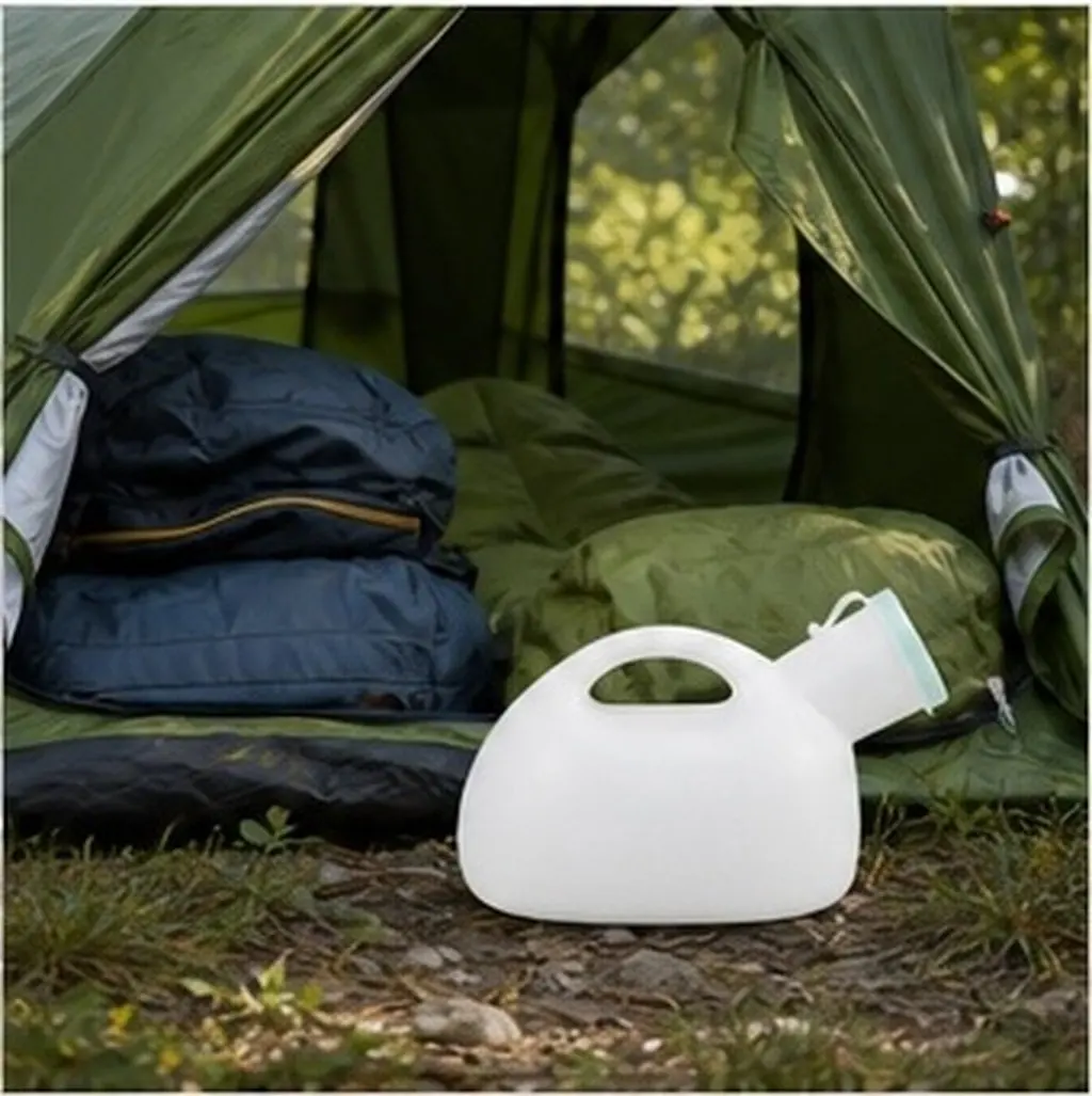 Large Capacity Urinal for Men Portable Plastic Urine Bottle Travel Friendly Compact Design for Camping Hospital Bedridden Users