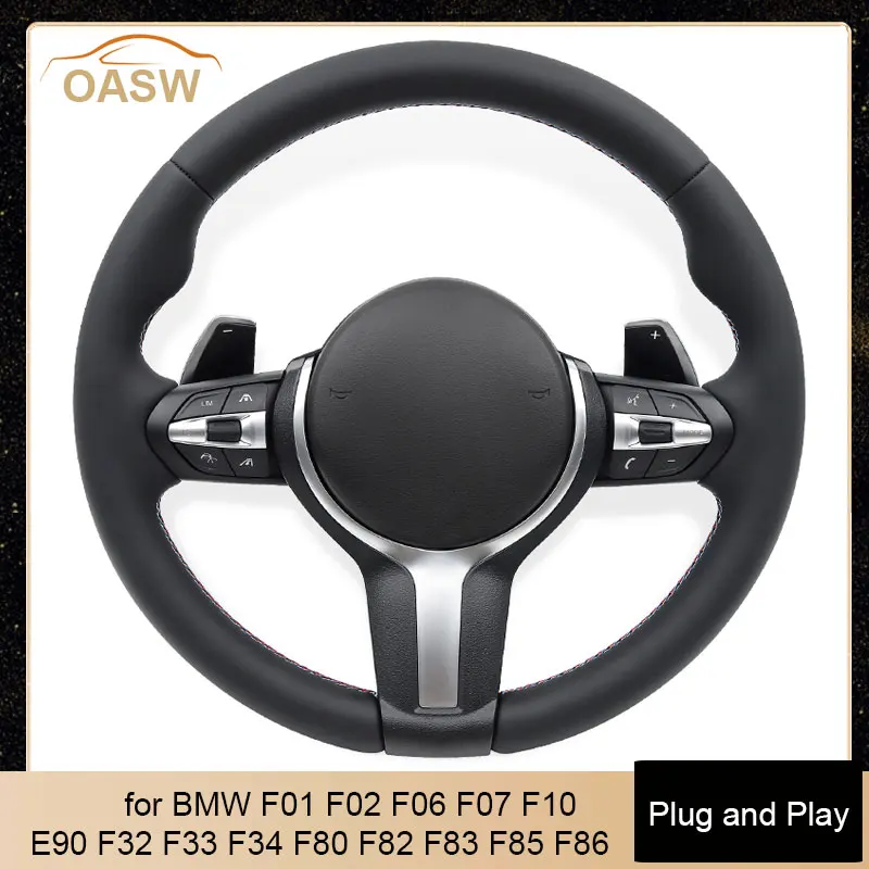 

Top Leather Car Steering Wheel for BMW M2 M3 M4 M5 M6 F10 F20 F21 F40 F22 F23 F44 F45 F30 F31 F35 F32 F33 E90 E92 E84 E70 E60