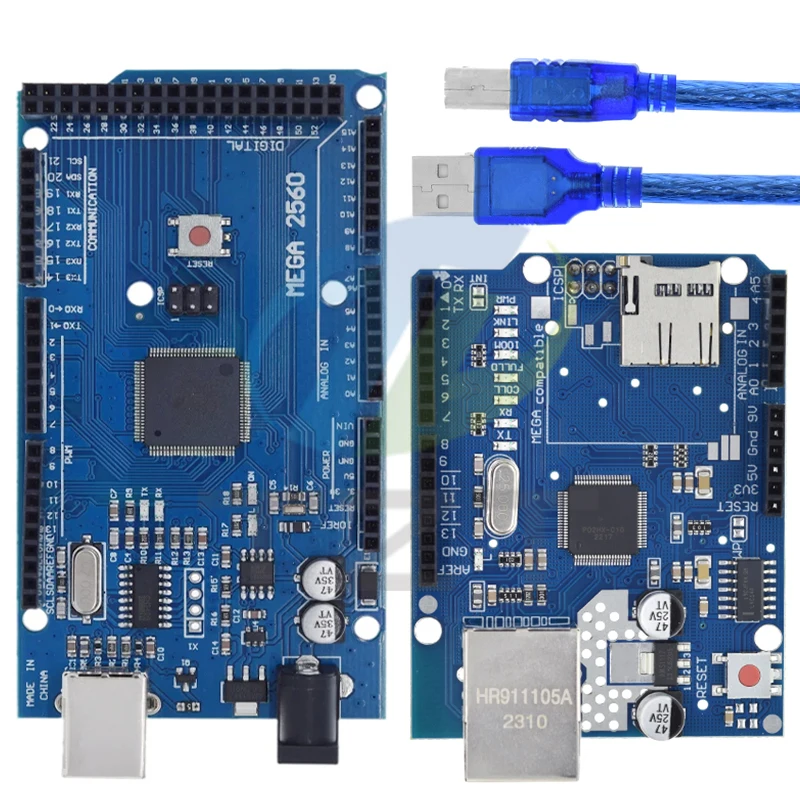 Imagem -03 - Placa de Expansão de Rede Tzt-uno Ethernet W5100 Cartão sd Shield para Arduino Mega 2560 r3 Mega 2560 Rev3