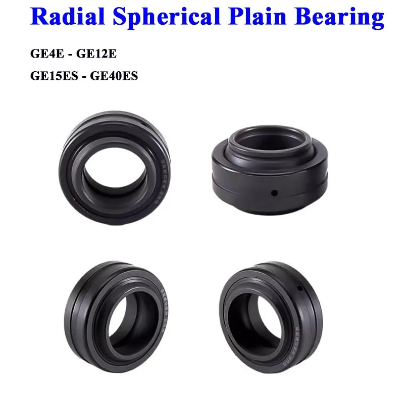 1/4pcs Radial Spherical Plain Bearing GE4E GE5E GE6E GE8E GE10E GE12E GE15 17 20 25 30 35 40ES Rod End Joint Bearing