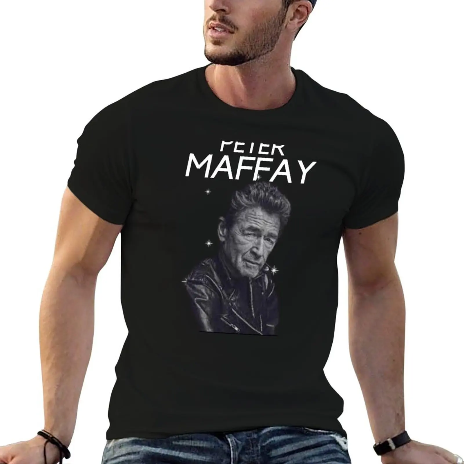 Peter Maffay- rip Peter Maffay - rest in peace Peter Maffay T-Shirt Modern Style Print T-Shirt