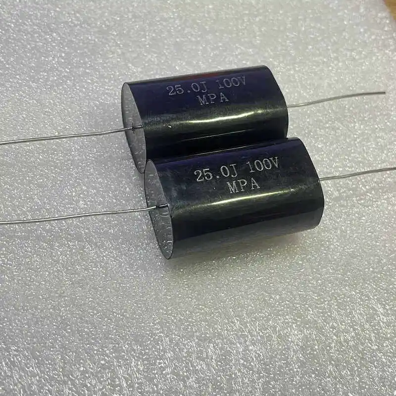 5PCS/LOT MPA 100V 25UF 256J 25.0J 25.0 MFD Metallized Polypropylene Film Capacitor
