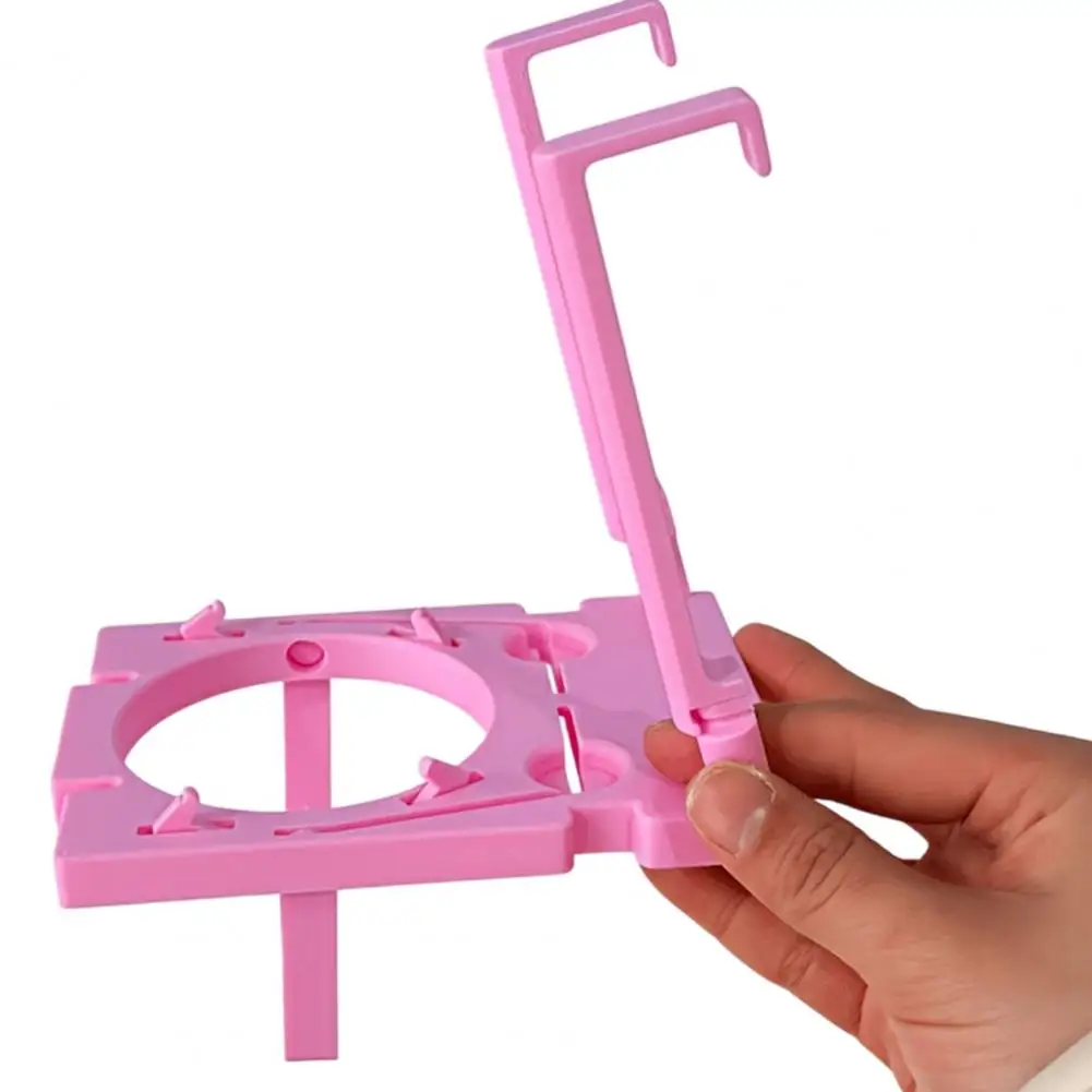 No Glue Car Phone Holder 3d Printed Car Cup Holder Back Seat Tray Foldable Phone Stand Hanging Drink Caddy 2-tier Wine Glass