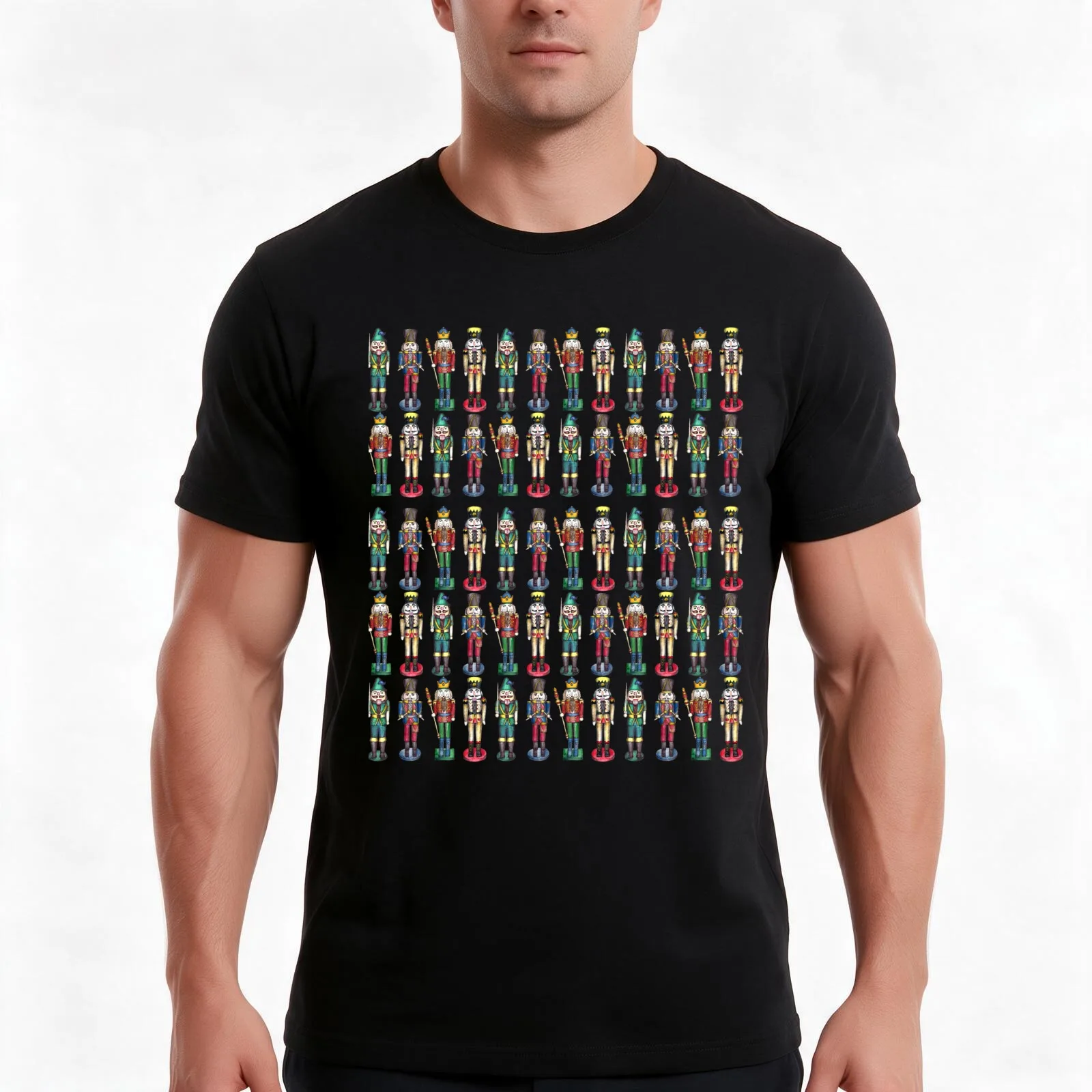 The Nutcracker Prince T-Shirt, Summer Casual Cotton Tee, Oversized Streetwear Tops, Vintage Graphic Print, Unisex Men Women