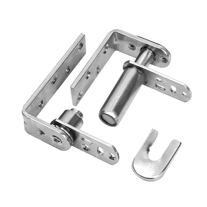 2Pack Cafe Door Hinges,304 Stainless Steel Swinging Door Hardware Saloon Door Hinges,Self Closing,For Swinging Door Durable L