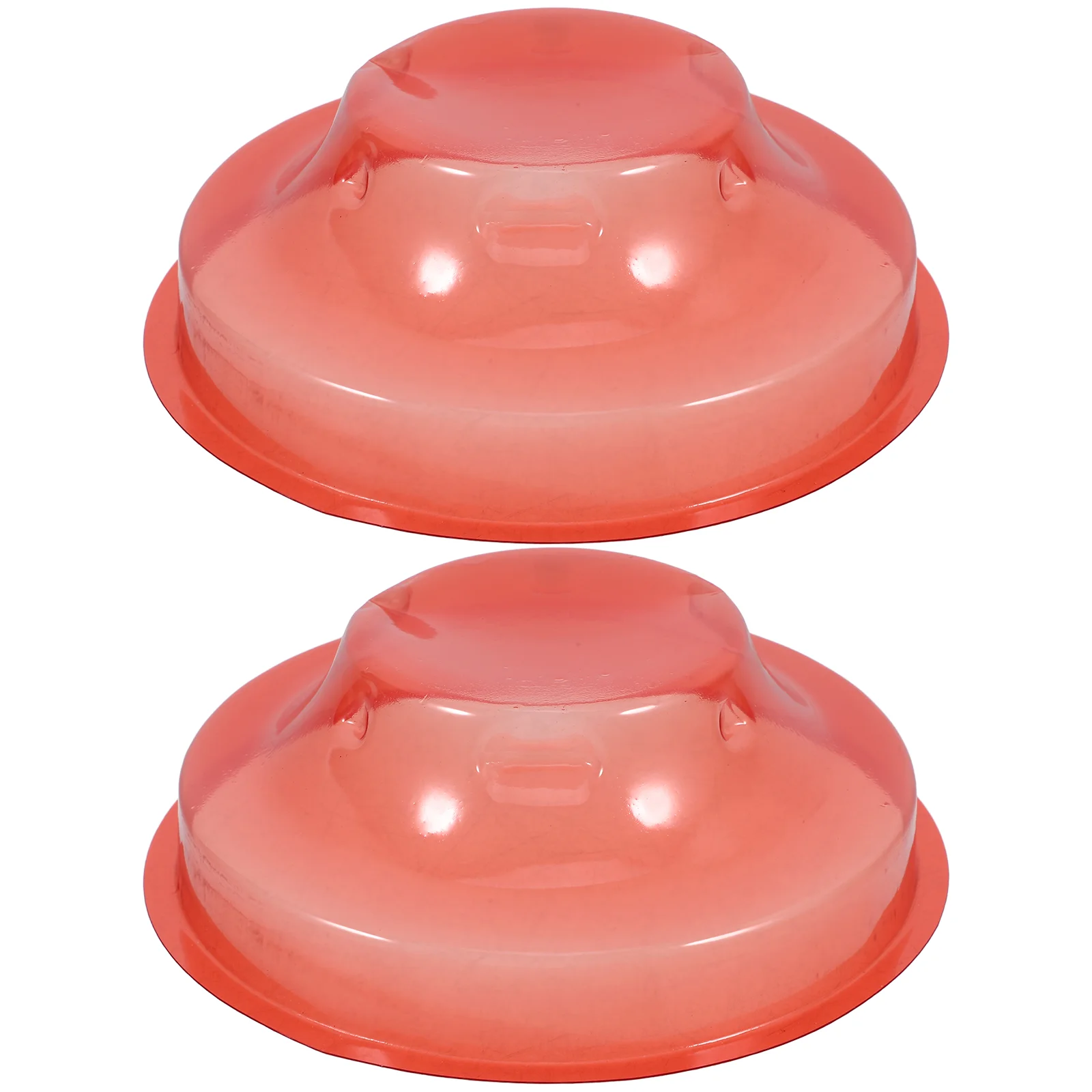 

2 Pcs Dust Cover Smoke for Smoking Seashell Alarm Covering Plate Thermostat Replacement Cap Paint Plastic Guard Covers