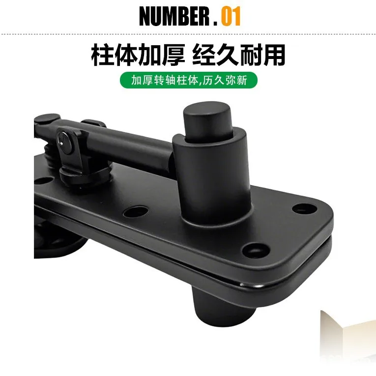 360 Degree Rotating Heavy Duty Thickened Heaven and Earth Rotating Shaft Upper and Lower Door Shaft Invisible Door Hidden Hinge
