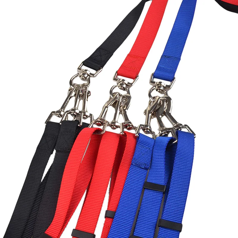Cinturón para mascotas 3 en 1 de calidad para el hogar, correas para perros múltiples, correa de nailon desmontable ajustable para perros con mango acolchado