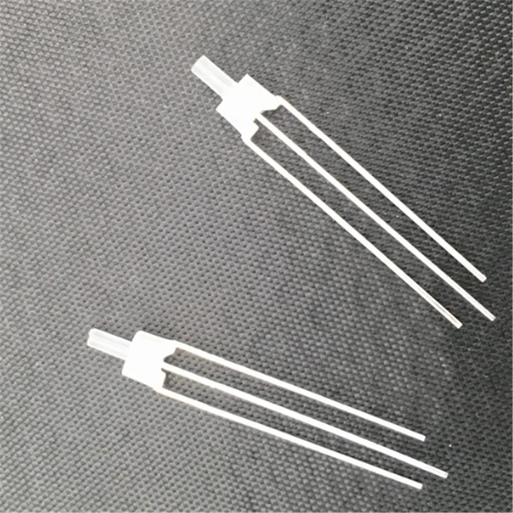 

100pcs 2mm Long Flat Head Co Anode Red And White Dual Color Fog Shaped Square Cylindrical LED Bead Light-emitting Diode2026 Year