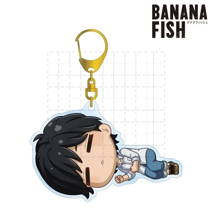 게임 키 체인 인형 애니메이션 Okumura Eiji Ash Lynx Shorter Wong 아크릴 열쇠 고리 펜던트 선물용