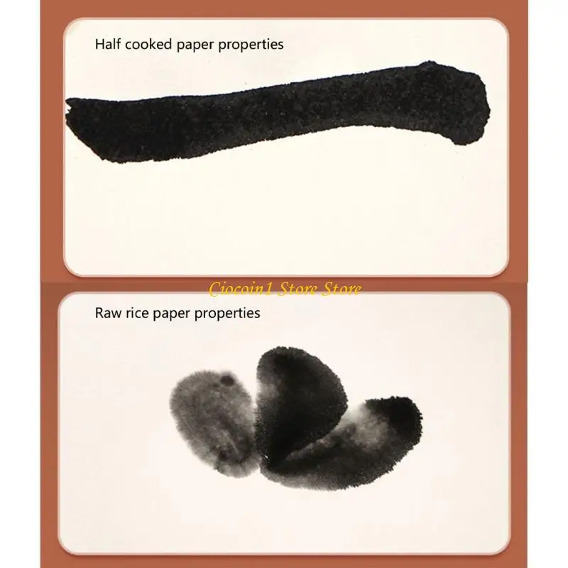 A3PC Chinese Inks Painting Paper 35x34cm Chinese Xuan Paper For Beginner Writing