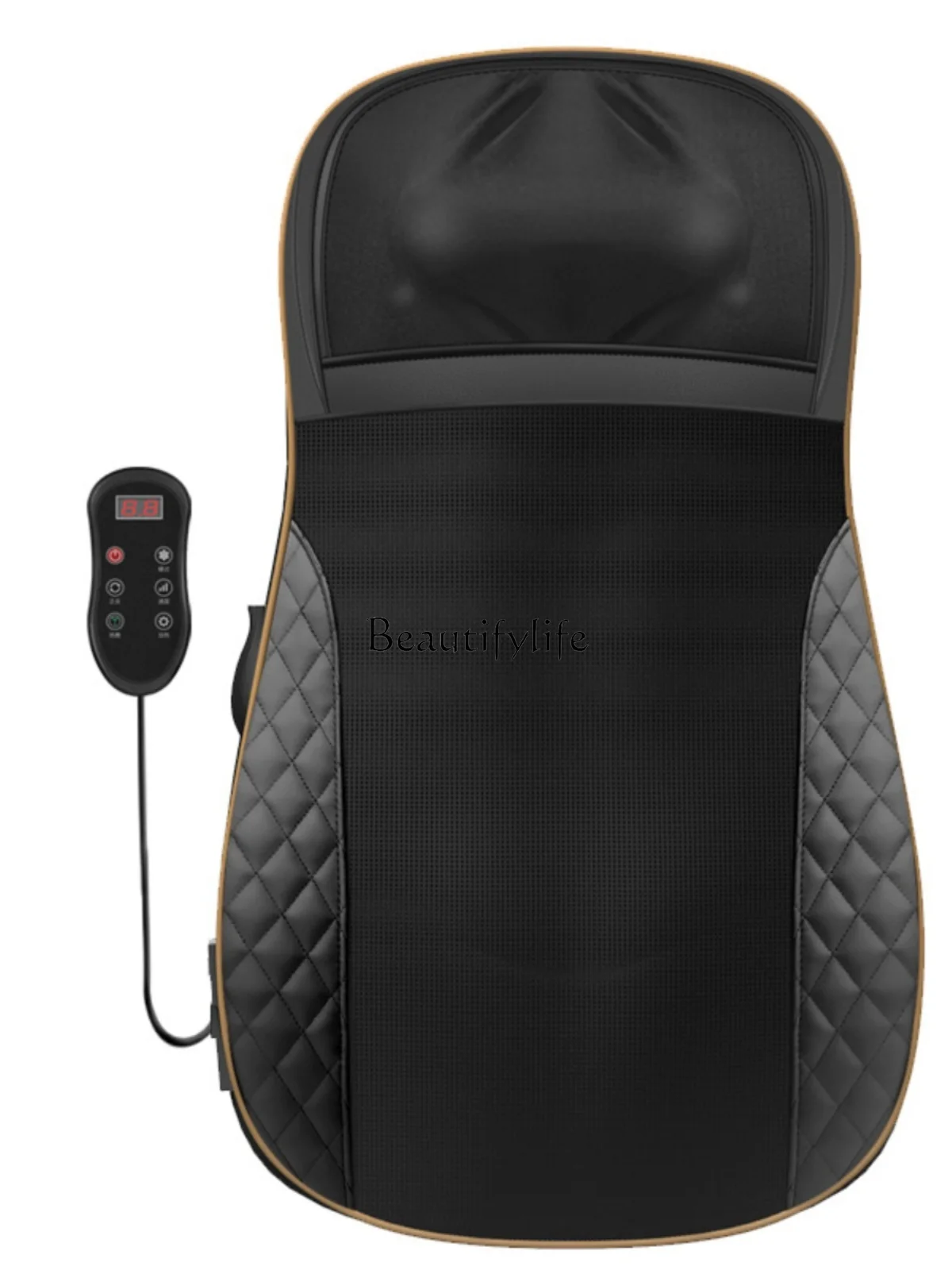 

*110V220V hot compress massage cushion whole body kneading and beating back cervical spine instrument