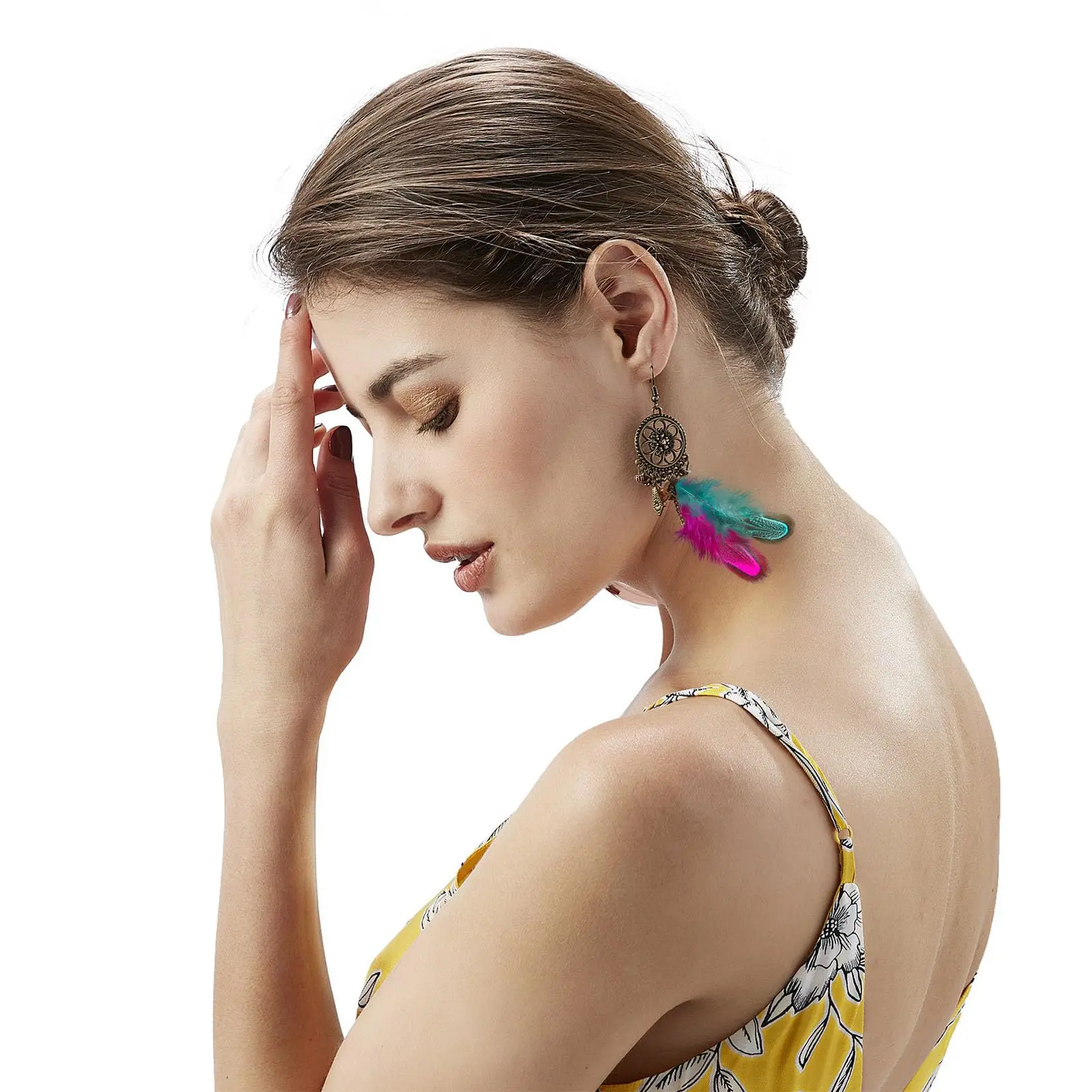 Red Pheasant Feathers 2-3 Inches Natural Plumage Feathers for Sewing Crafts Clothing Decorating Accessories