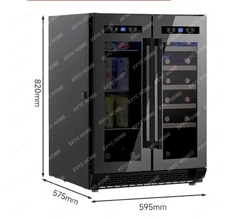 X-S  Ice Bar Household Living Room Wine Cabinet Embedded Wine Cabinet Constant Temperature and Humidity Refrigerated