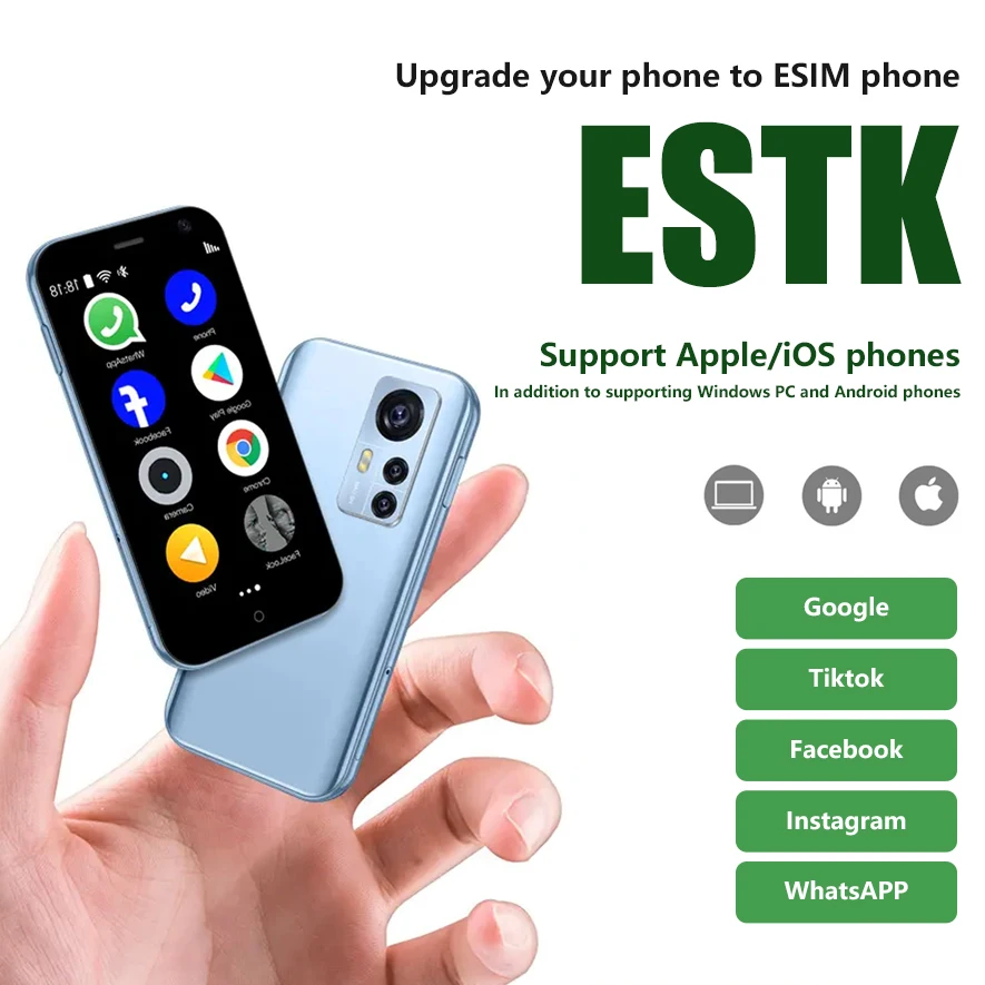 

ESim Open Source Offline Writing for All Android iphone 6s to iphone 15pro Max 14 Pro Max ESTK ESim Card