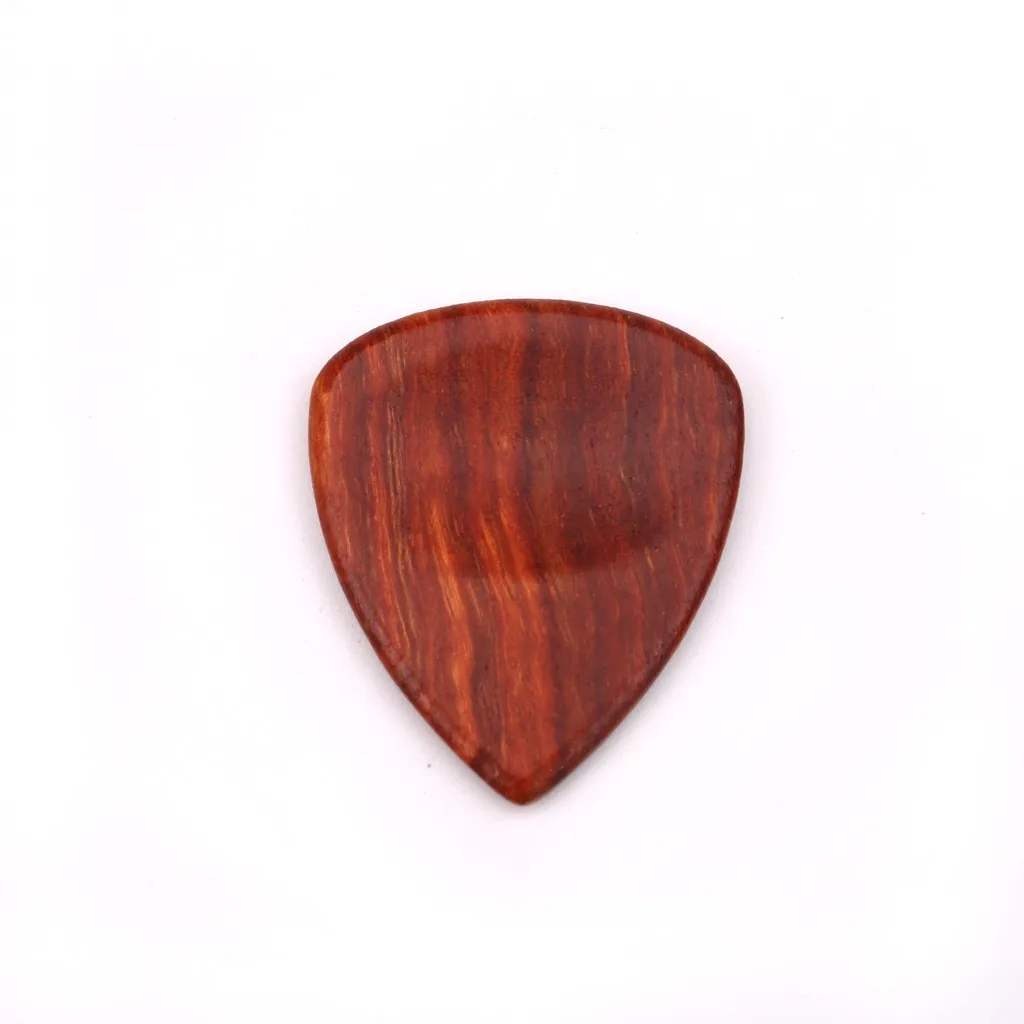 Palillos de guitarra de madera, tonos, púas/púas de guitarra acústica roja, sándalo de palisandro, gran oferta, uso portátil útil