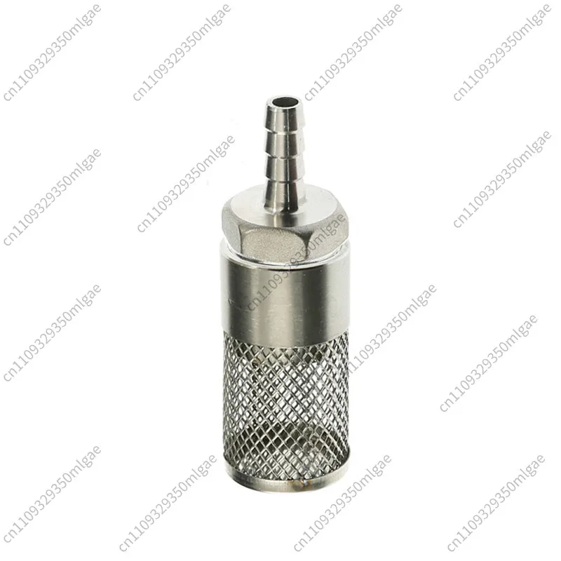 304 Stainless Steel Barb Filter Strainer, Anti-clog Water Pump Inlet Screen, Universal Hose Filter for Farm & Car Wash Pipe