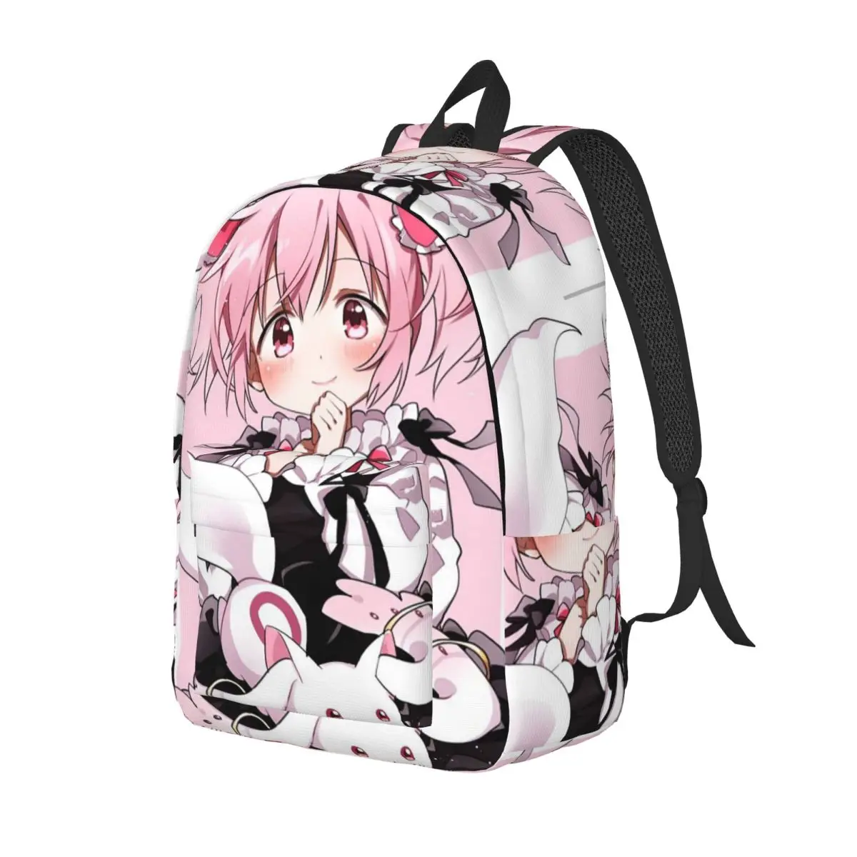 

Puella Magi Madoka Magica Backpack Daypack Large Capacity Children BookBag School Bag Shoulder Bags for Men Women